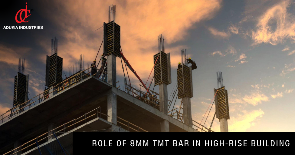 8mm TMT bars in high-rise buildings
