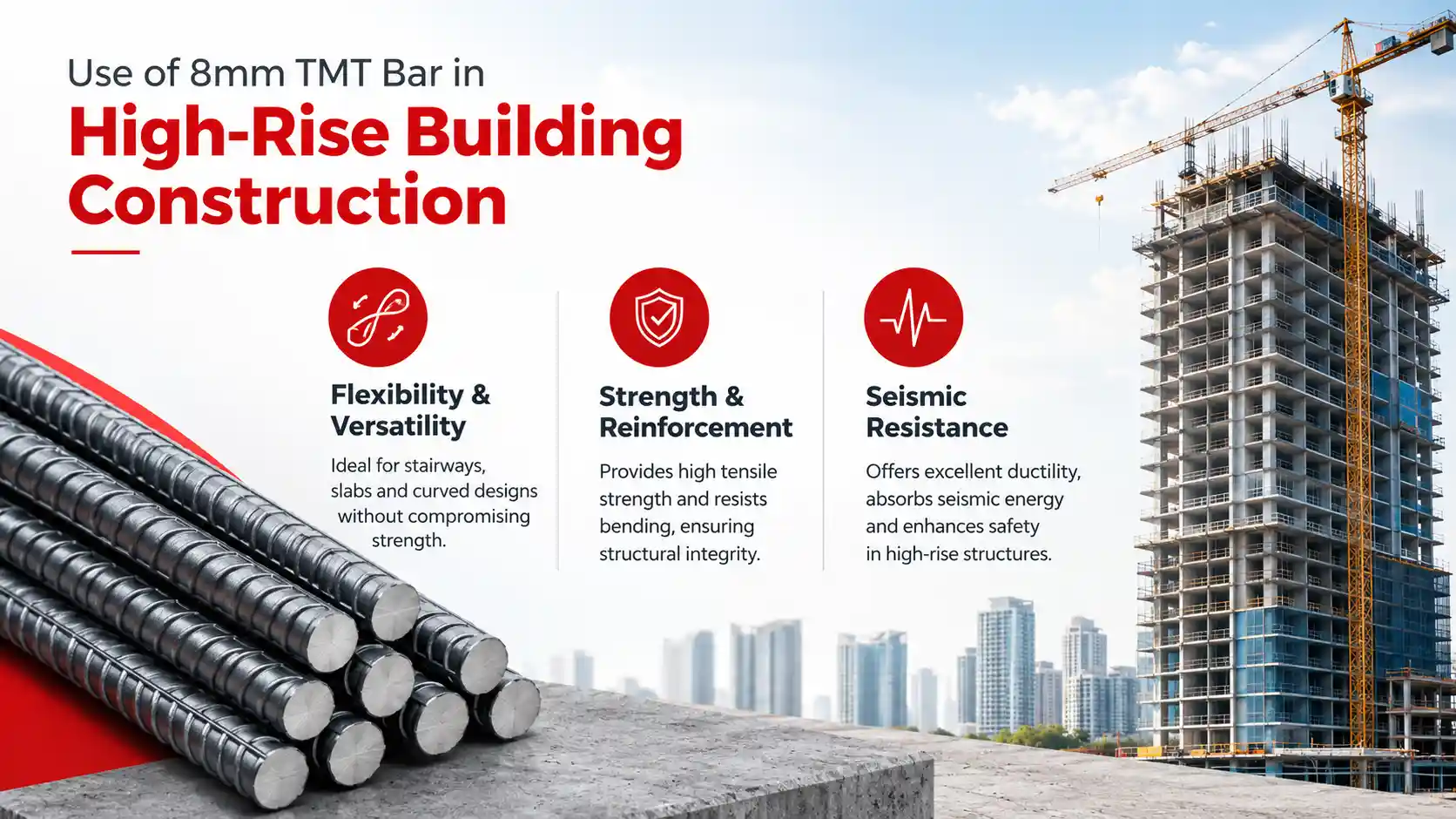 8mm TMT Bars