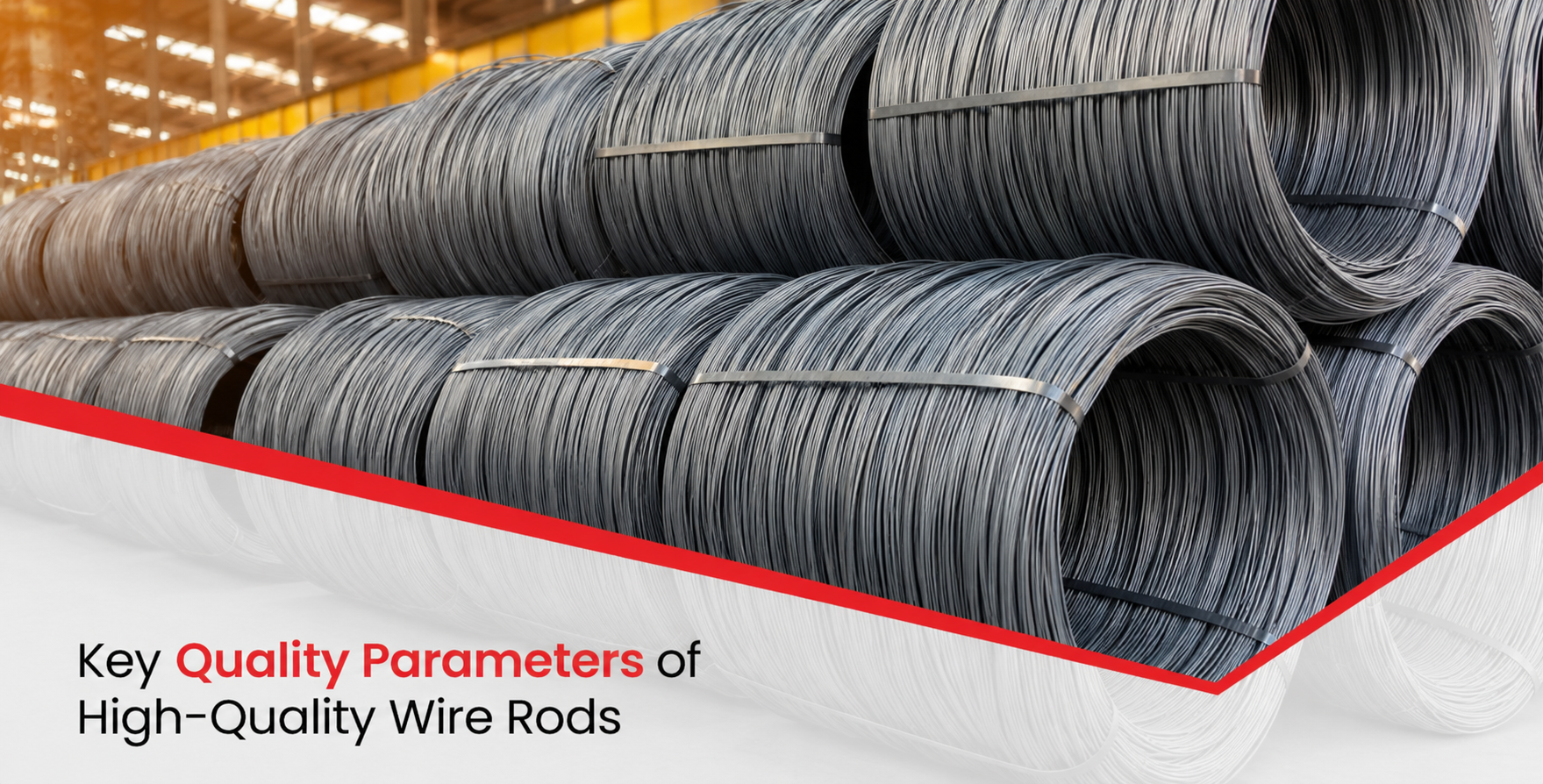 High-quality wire rods with key quality parameters